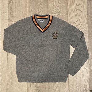 Gray V-Neck Ladies Sweater NWOT